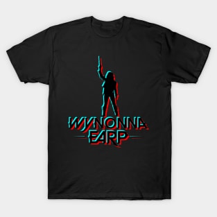 Wynonna Earp Retro Glitch - Black T-Shirt